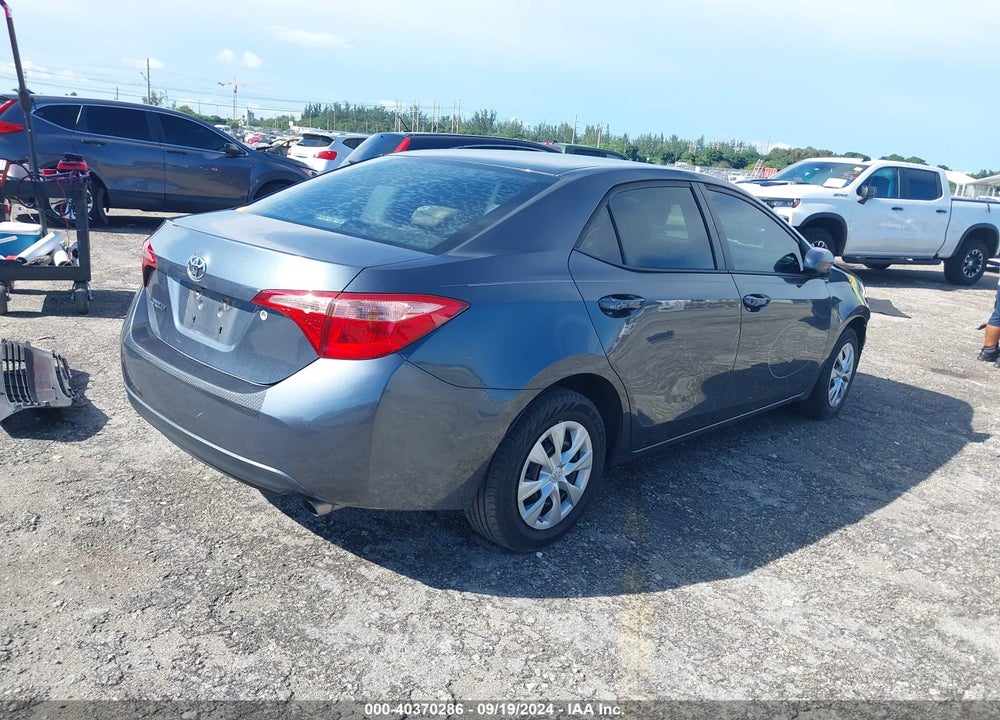 2017 TOYOTA COROLLA L VIN: 2T1BURHE9HC842175