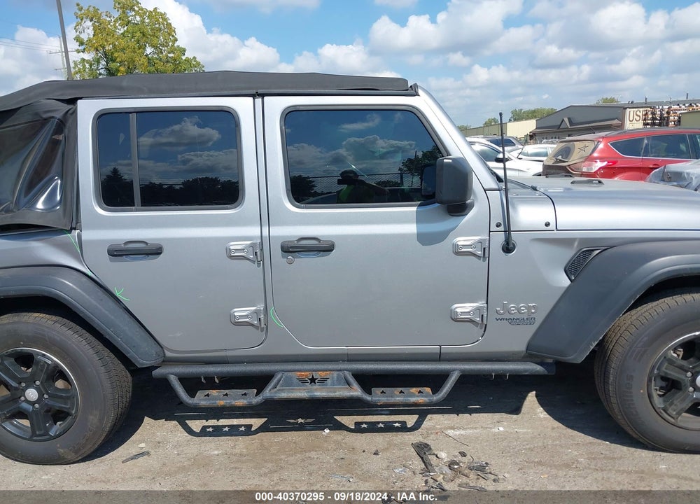 2019 JEEP WRANGLER UNLIMITED SPORT S 4X4 VIN: 1C4HJXDN6KW636386
