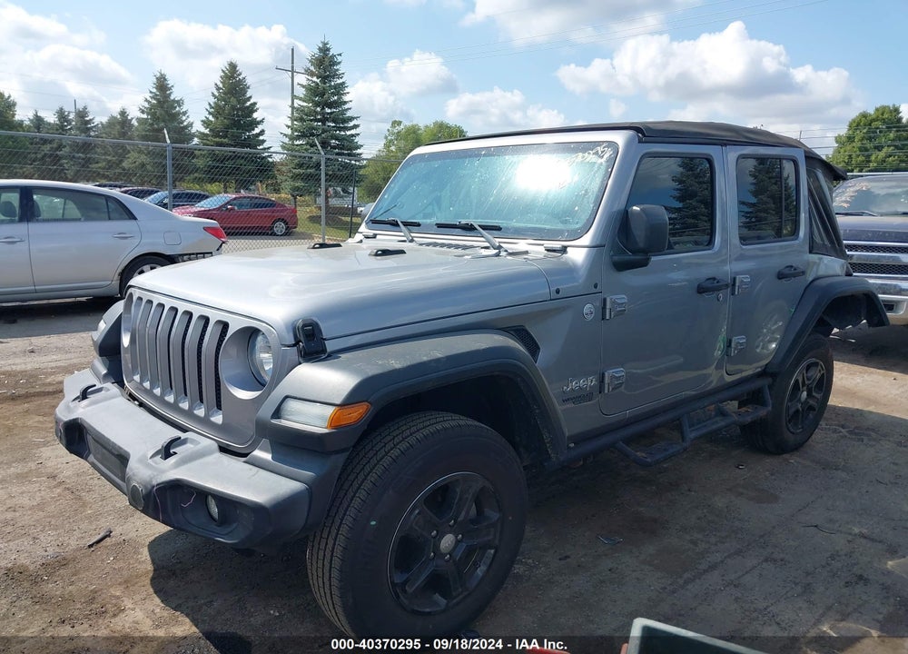 2019 JEEP WRANGLER UNLIMITED SPORT S 4X4 VIN: 1C4HJXDN6KW636386