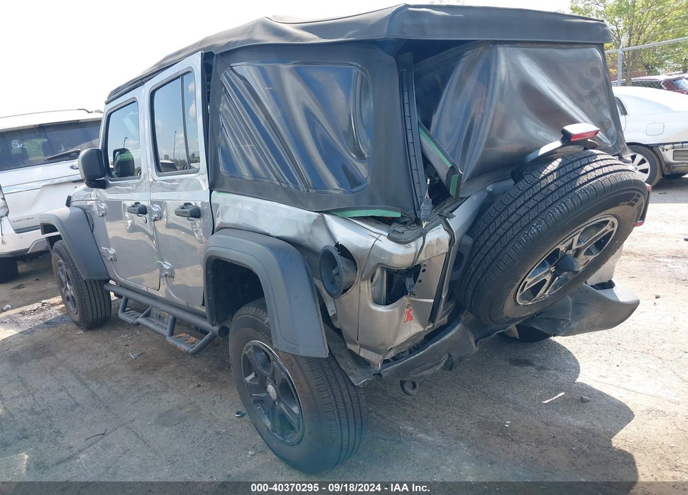 2019 JEEP WRANGLER UNLIMITED SPORT S 4X4 VIN: 1C4HJXDN6KW636386