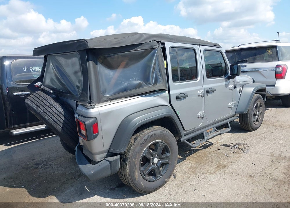 2019 JEEP WRANGLER UNLIMITED SPORT S 4X4 VIN: 1C4HJXDN6KW636386