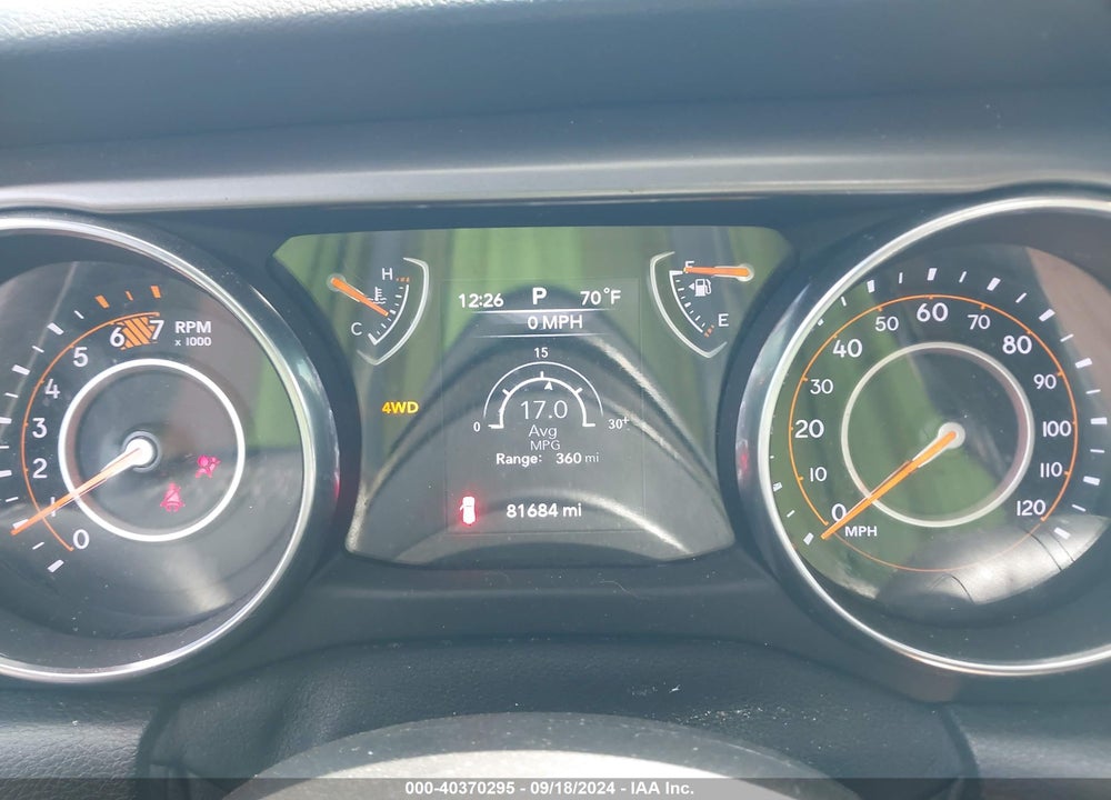 2019 JEEP WRANGLER UNLIMITED SPORT S 4X4 VIN: 1C4HJXDN6KW636386