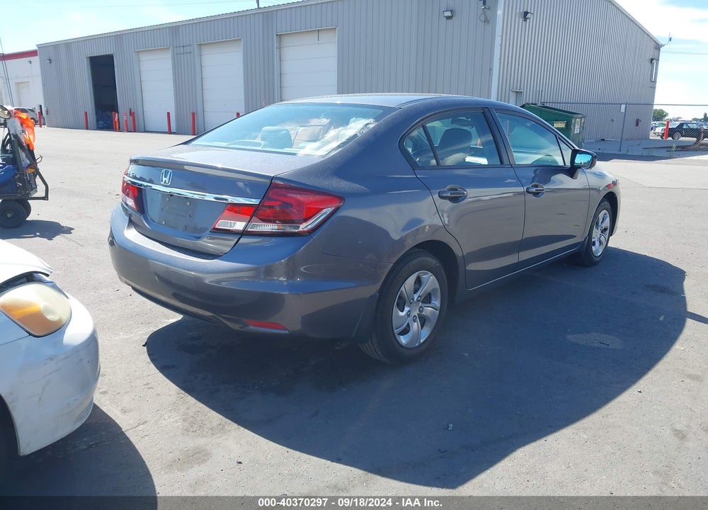 2014 HONDA CIVIC LX VIN: 19XFB2F58EE246084