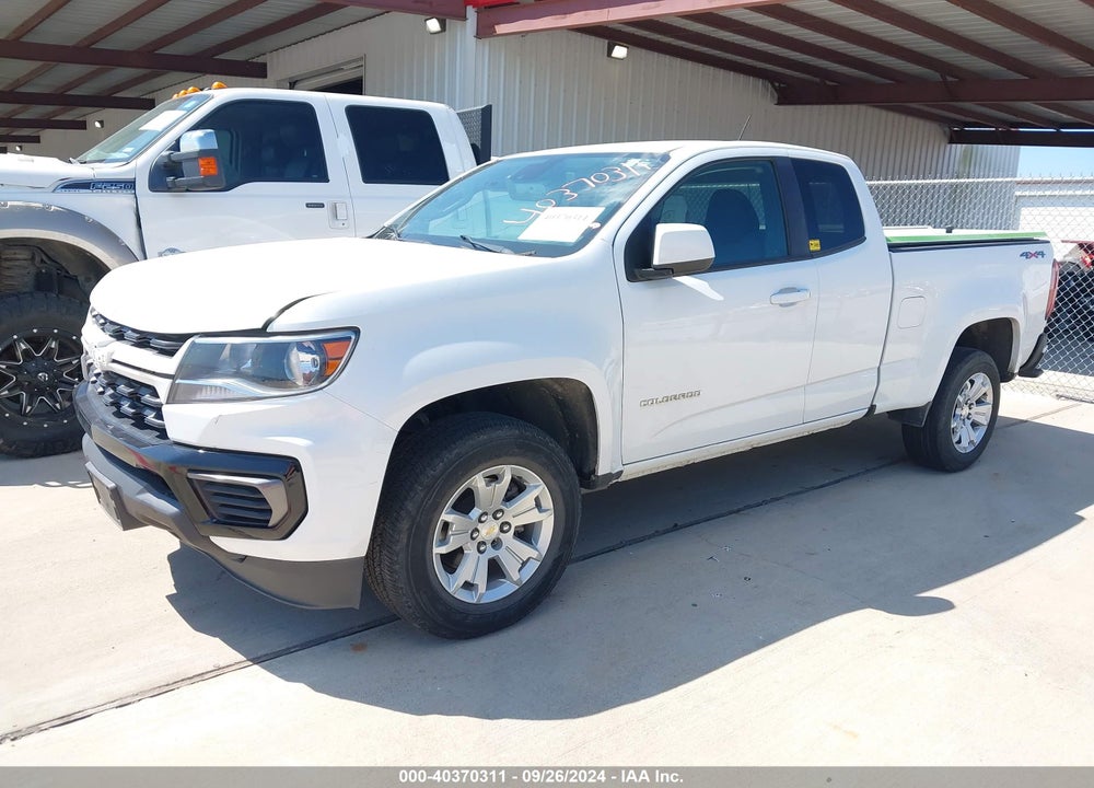 2021 CHEVROLET COLORADO 4WD LONG BOX LT VIN: 1GCHTCEA1M1226996