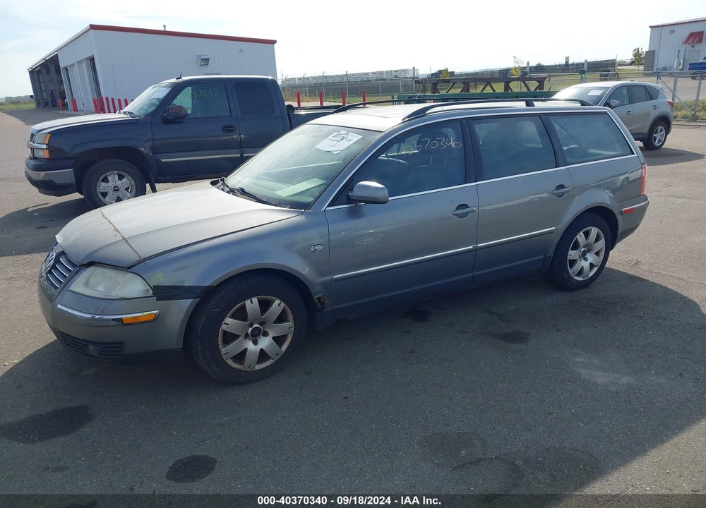 2002 VOLKSWAGEN PASSAT GLX VIN: WVWYH63B02E372942