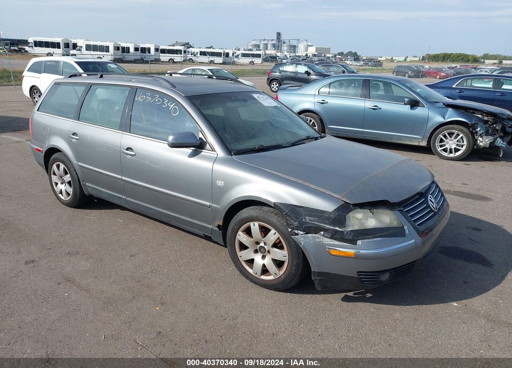 2002 VOLKSWAGEN PASSAT GLX VIN: WVWYH63B02E372942
