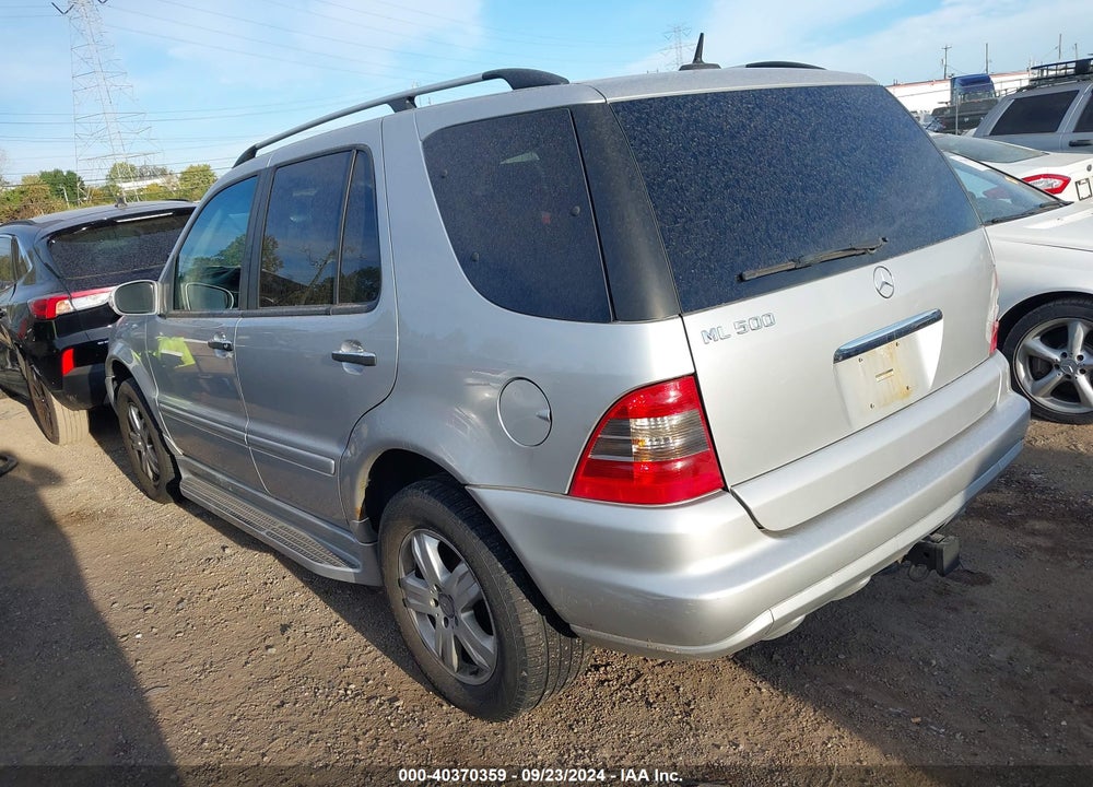 2005 MERCEDES-BENZ ML 500 4MATIC VIN: 4JGAB75EX5A529979