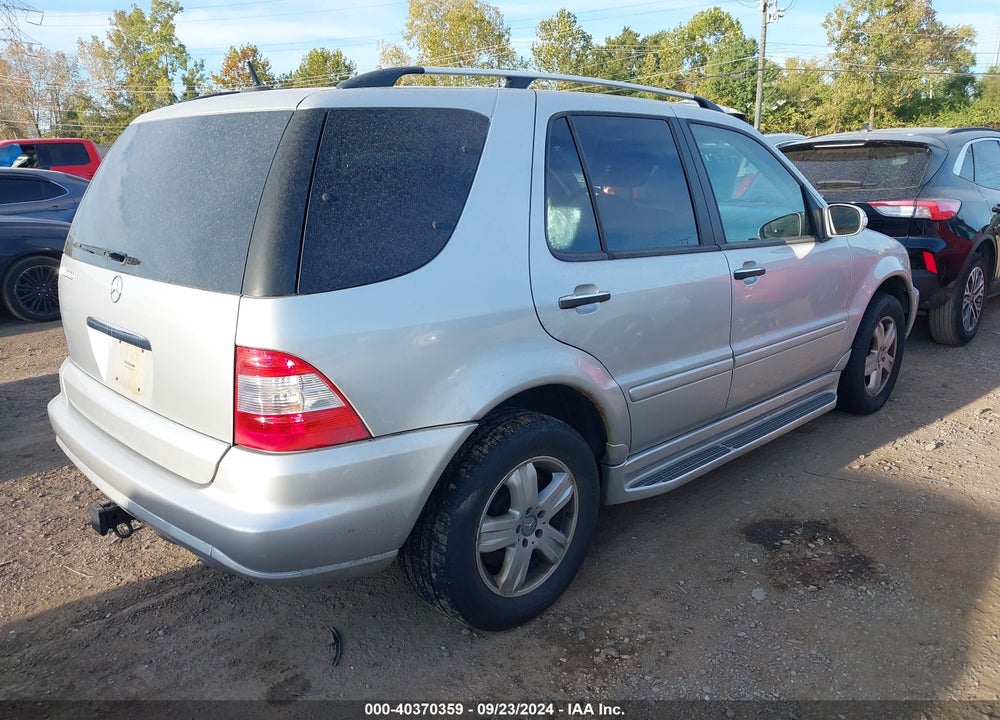 2005 MERCEDES-BENZ ML 500 4MATIC VIN: 4JGAB75EX5A529979
