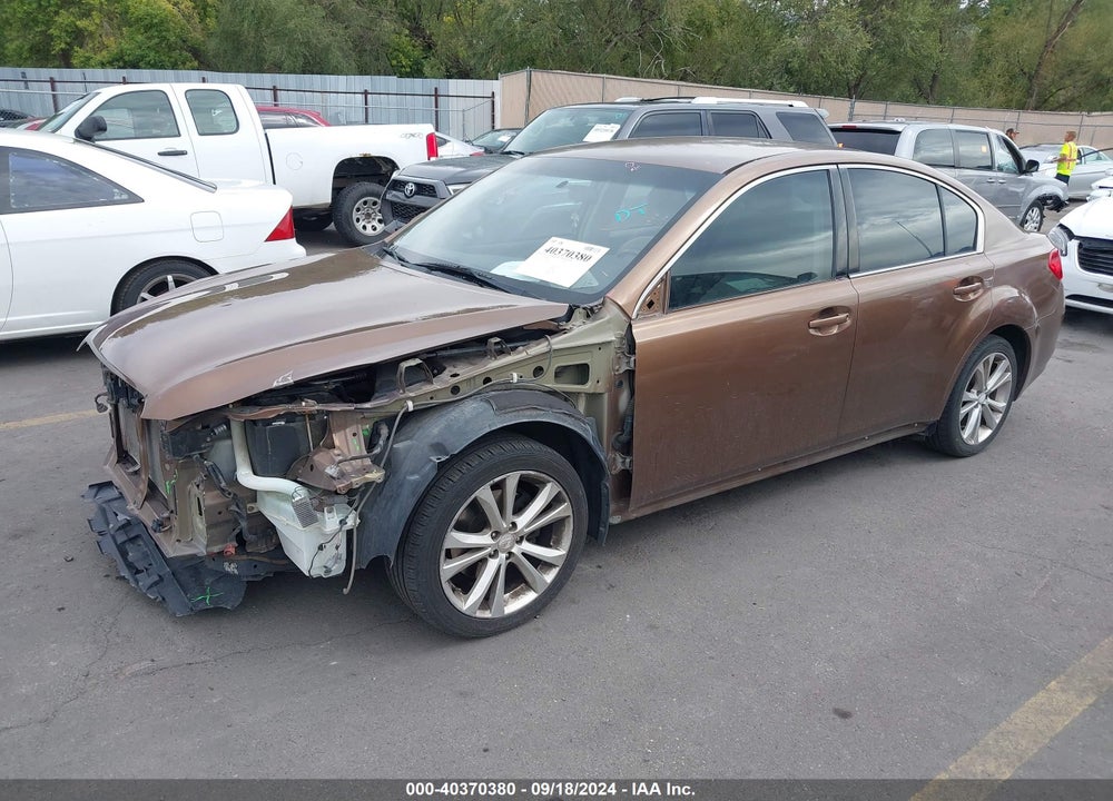 2013 SUBARU LEGACY VIN: 4S3BMBC65D3032889