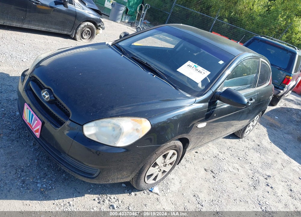 2008 HYUNDAI ACCENT GS VIN: KMHCM36C68U073751