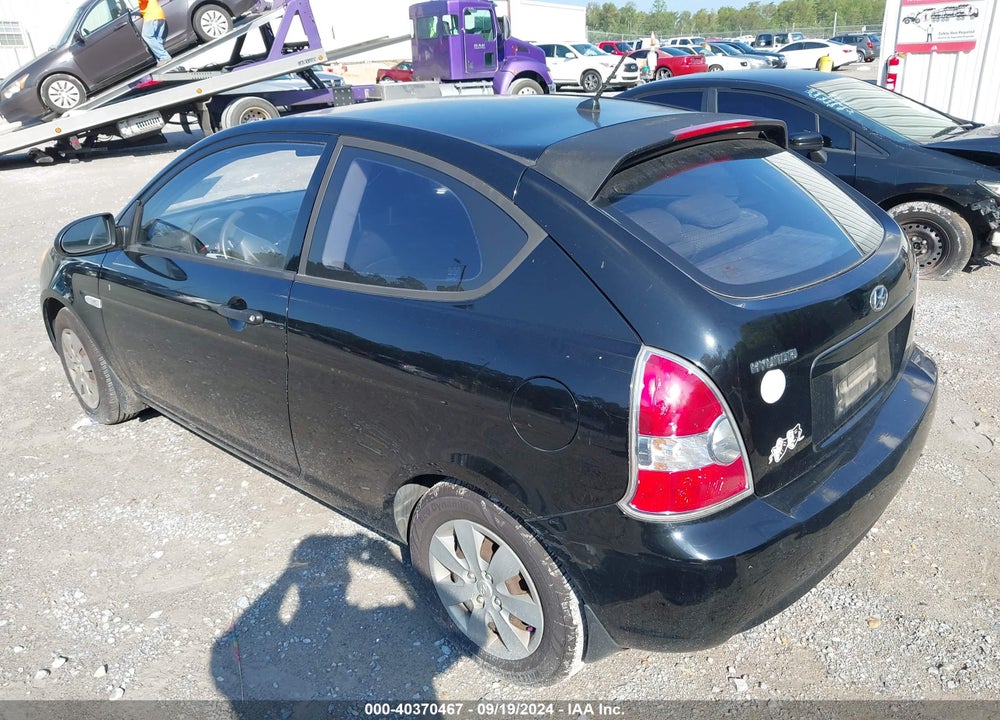 2008 HYUNDAI ACCENT GS VIN: KMHCM36C68U073751