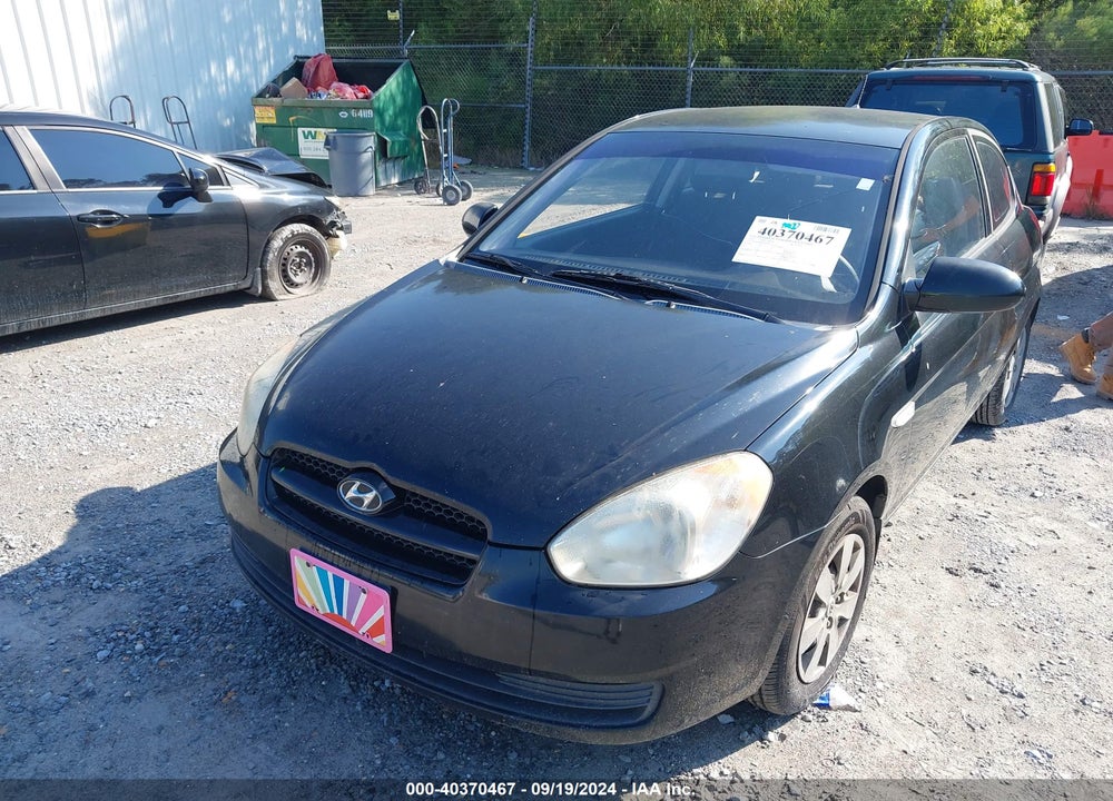 2008 HYUNDAI ACCENT GS VIN: KMHCM36C68U073751