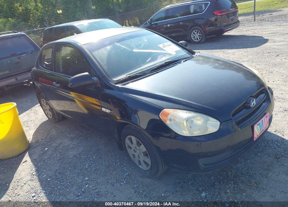 2008 HYUNDAI ACCENT GS VIN: KMHCM36C68U073751