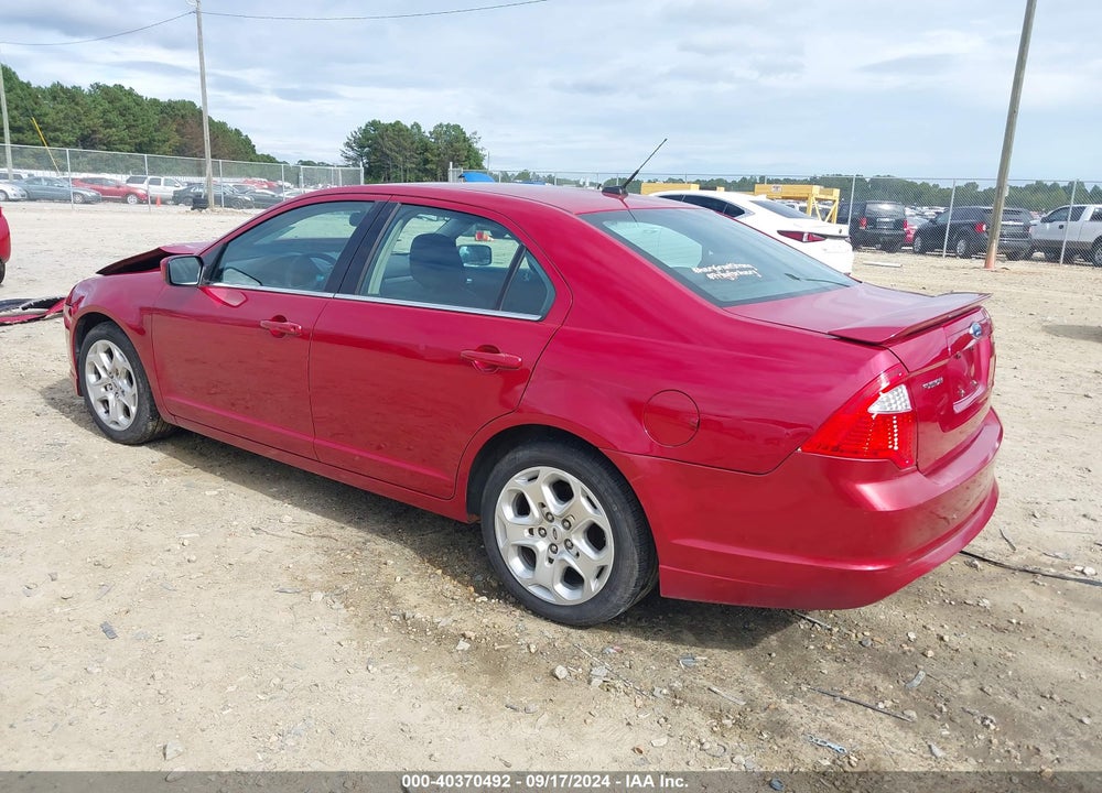 2010 FORD FUSION SE VIN: 3FAHP0HA6AR198277
