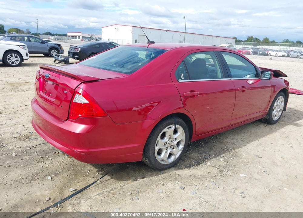 2010 FORD FUSION SE VIN: 3FAHP0HA6AR198277