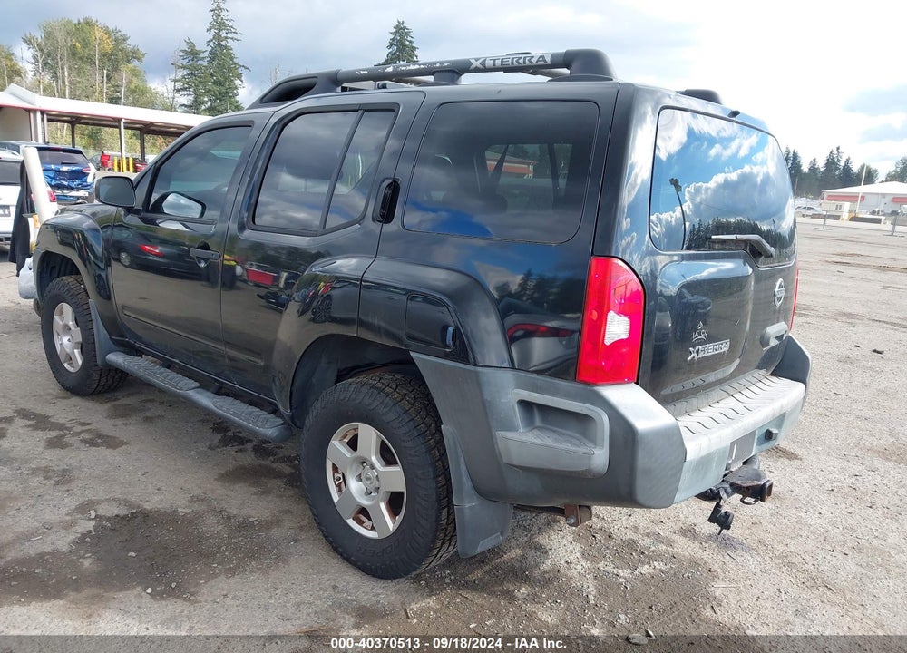 2008 NISSAN XTERRA S VIN: 5N1AN08W38C532640