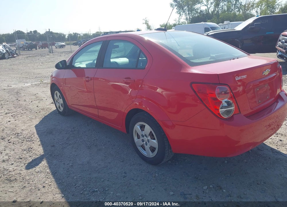 2015 CHEVROLET SONIC LS AUTO VIN: 1G1JA5SH8F4125999
