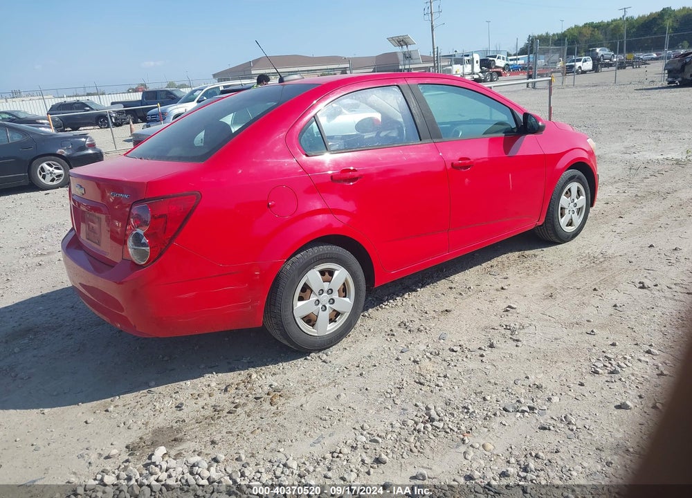 2015 CHEVROLET SONIC LS AUTO VIN: 1G1JA5SH8F4125999