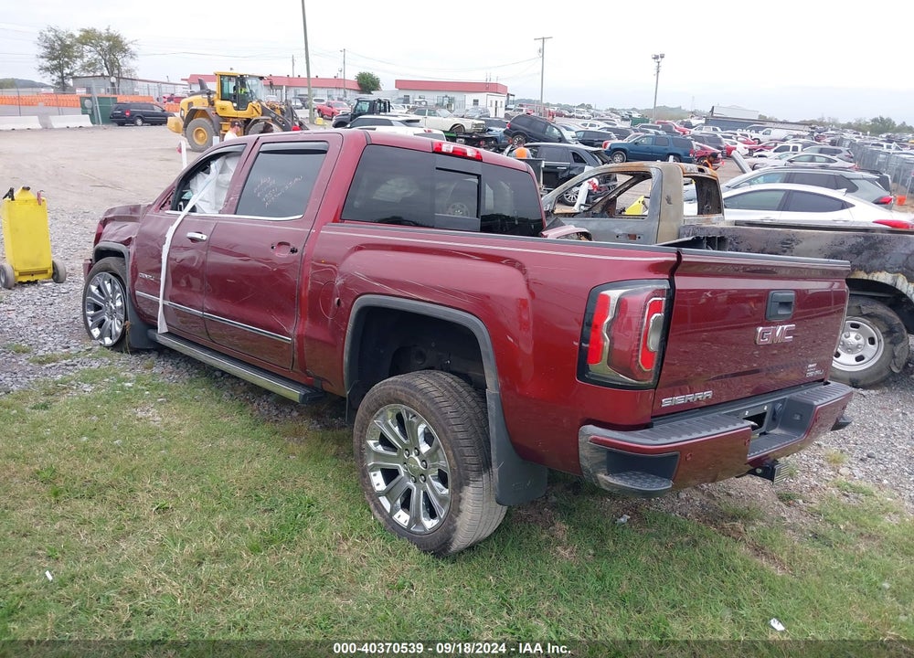 2017 GMC SIERRA 1500 DENALI VIN: 3GTU2PEJ6HG413571