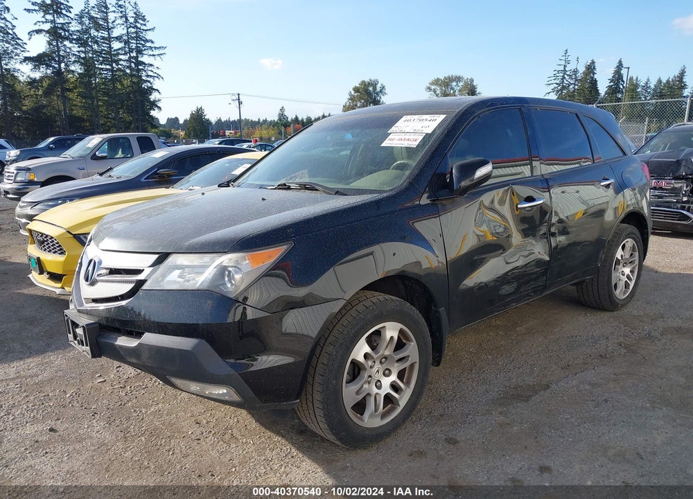 2009 ACURA MDX VIN: 2HNYD28239H534377