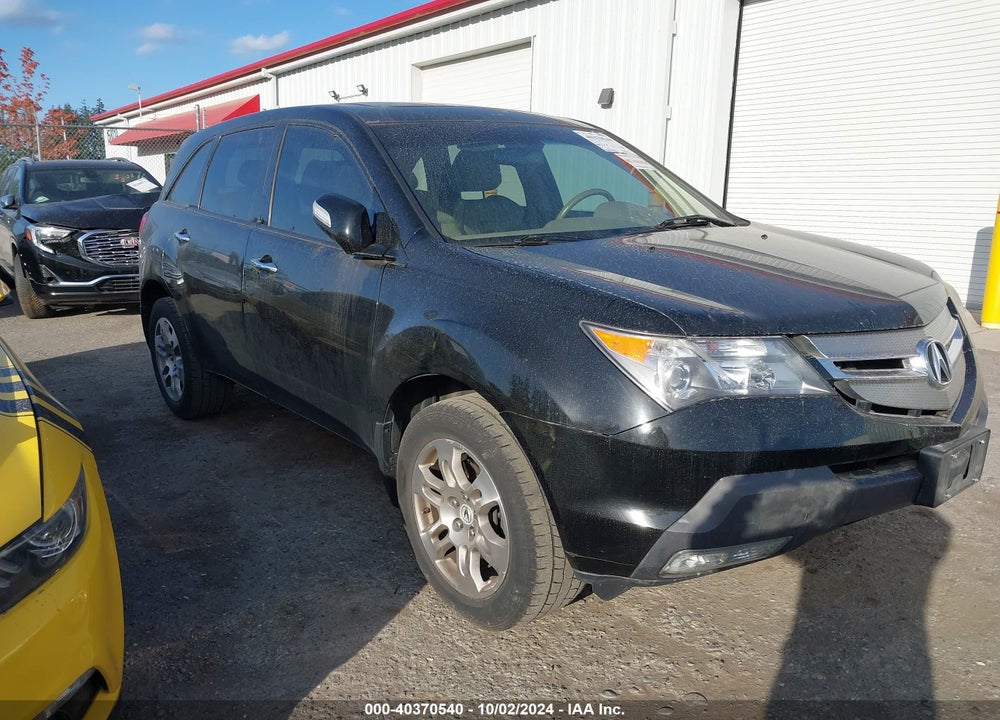 2009 ACURA MDX VIN: 2HNYD28239H534377