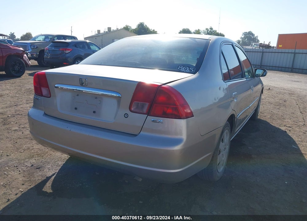 2002 HONDA CIVIC EX VIN: JHMES26732S003500