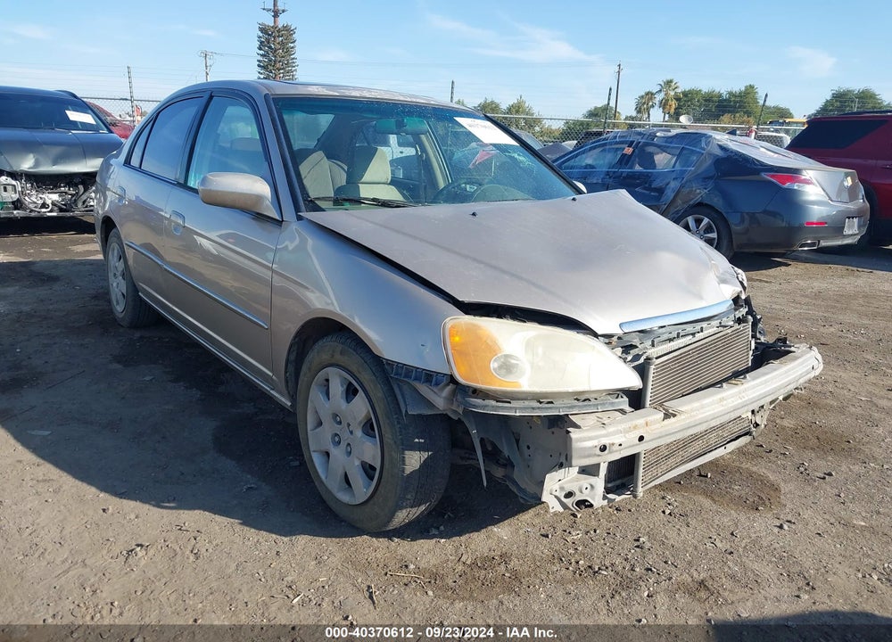 2002 HONDA CIVIC EX VIN: JHMES26732S003500