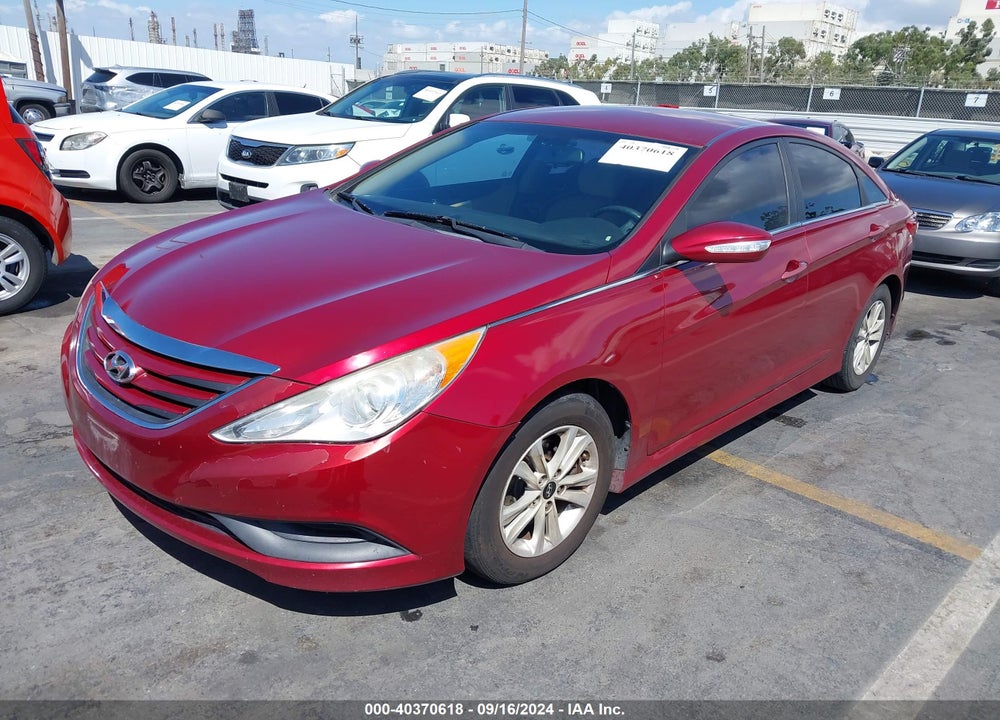 2014 HYUNDAI SONATA GLS VIN: 5NPEB4AC2EH875476