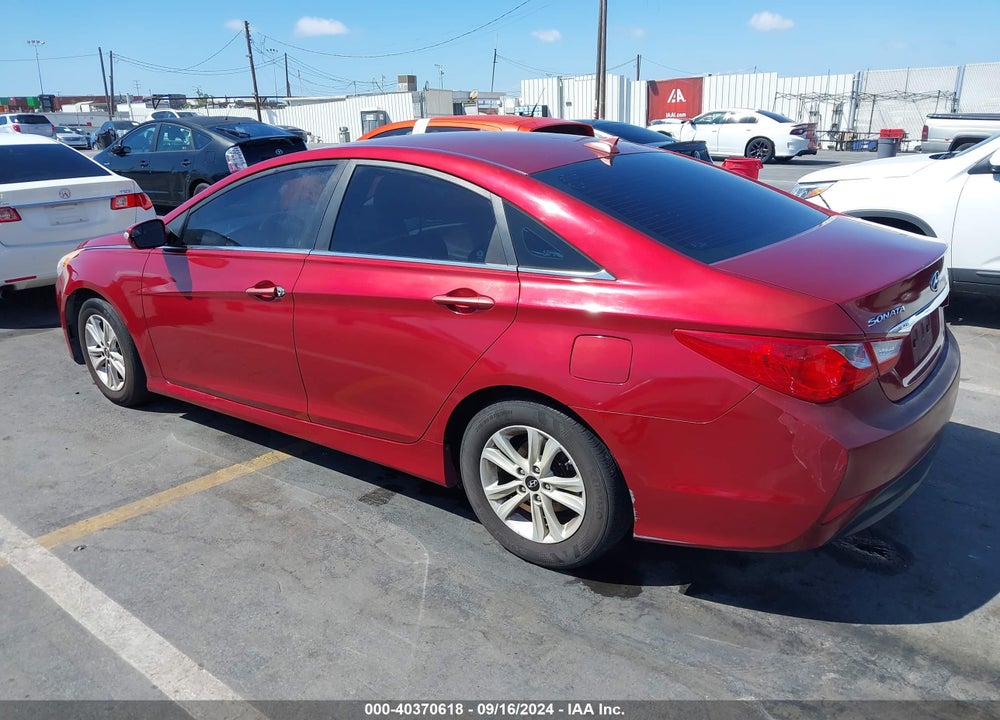 2014 HYUNDAI SONATA GLS VIN: 5NPEB4AC2EH875476