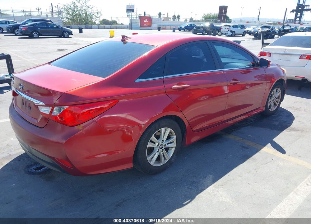 2014 HYUNDAI SONATA GLS VIN: 5NPEB4AC2EH875476