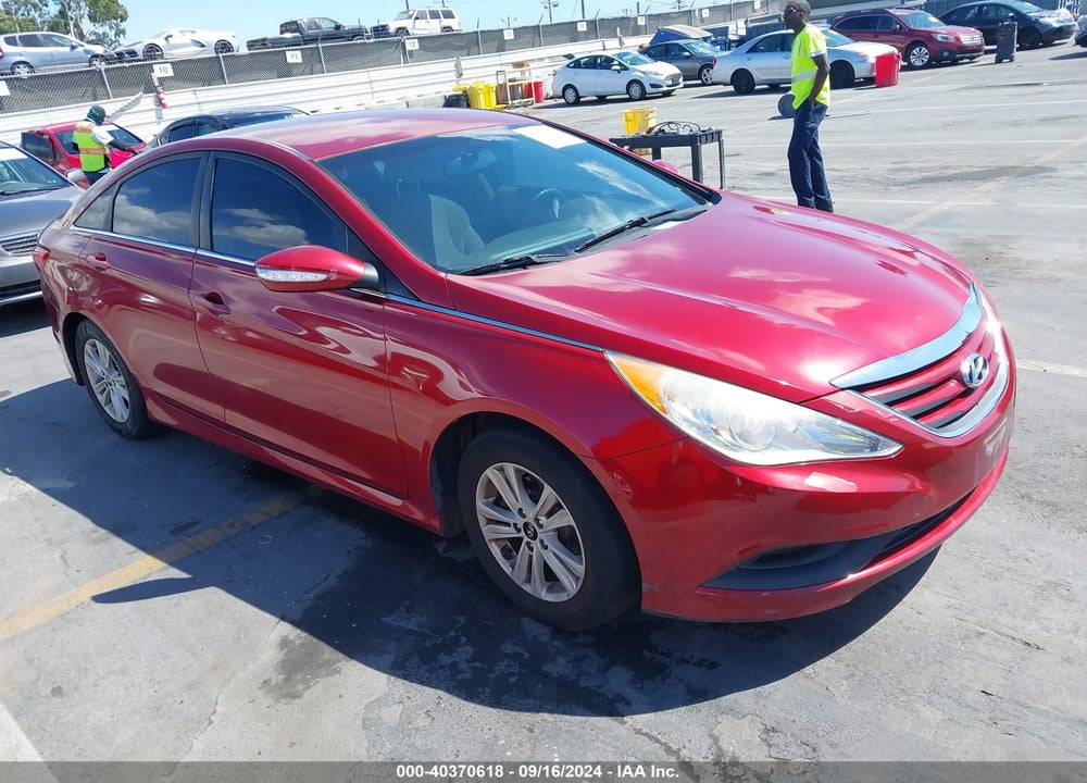 2014 HYUNDAI SONATA GLS VIN: 5NPEB4AC2EH875476