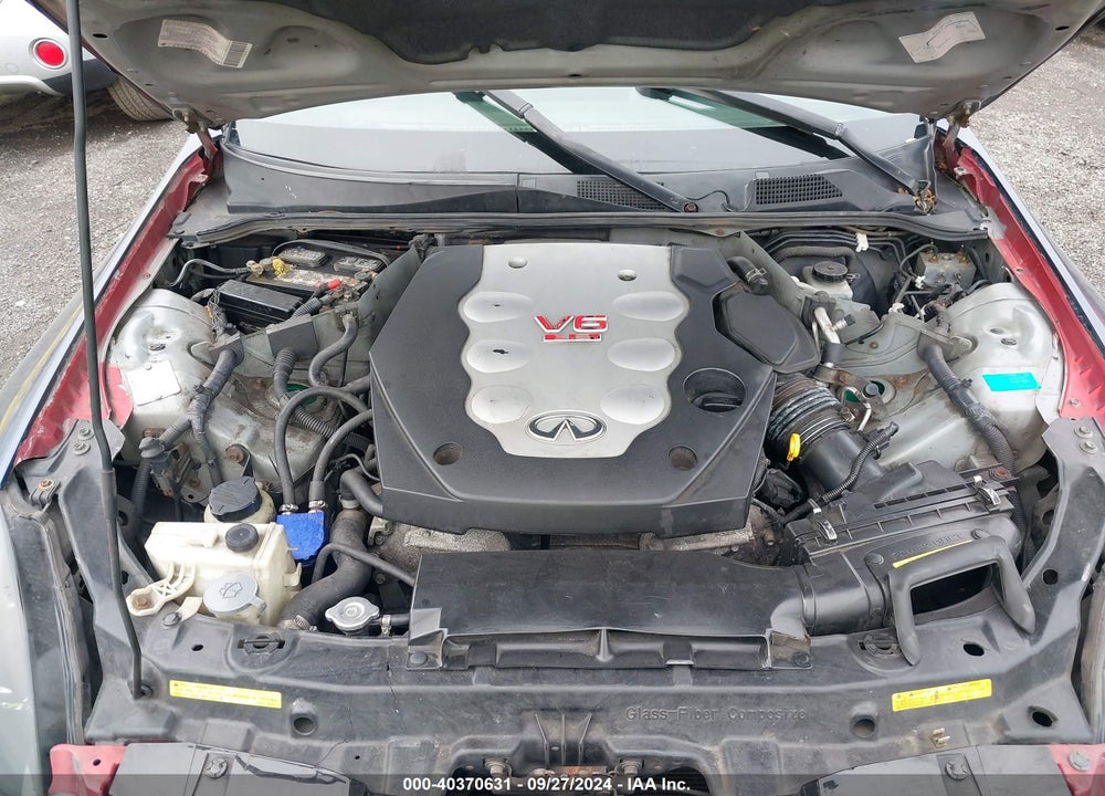 2003 INFINITI G35 BASE W/LEATHER VIN: JNKCV54E73M218482