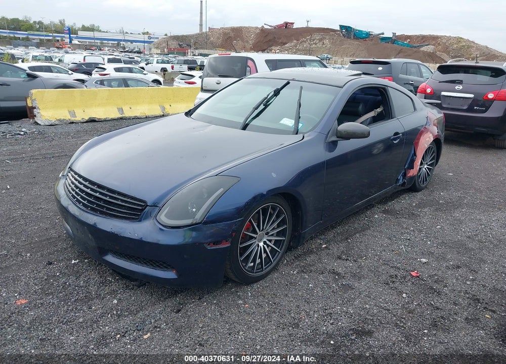 2003 INFINITI G35 BASE W/LEATHER VIN: JNKCV54E73M218482