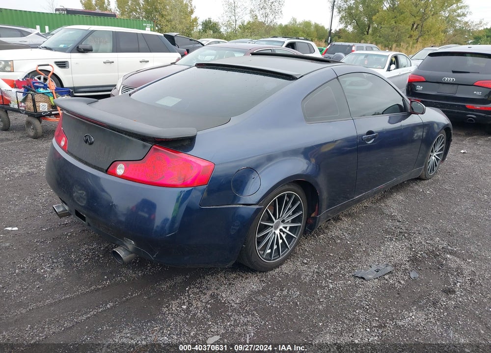 2003 INFINITI G35 BASE W/LEATHER VIN: JNKCV54E73M218482