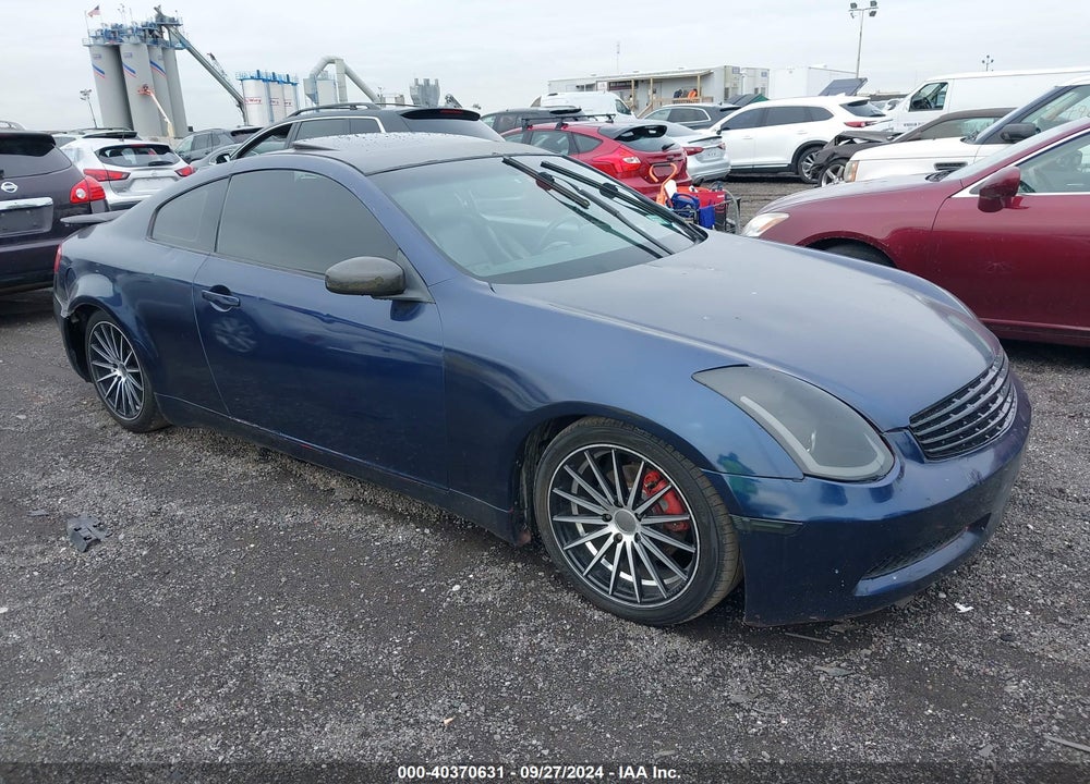 2003 INFINITI G35 BASE W/LEATHER VIN: JNKCV54E73M218482