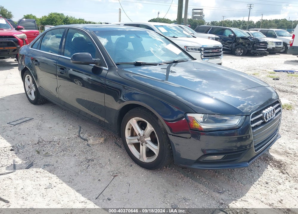 2013 AUDI A4 2.0T PREMIUM VIN: WAUDFAFL4DN032897