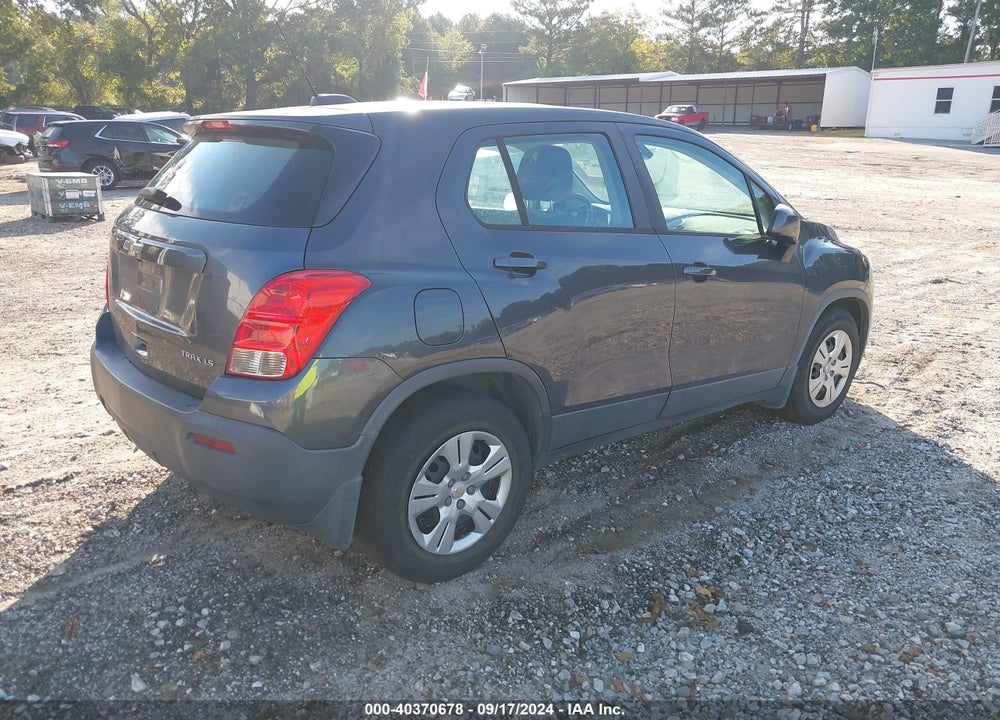 2016 CHEVROLET TRAX 1LS VIN: 3GNCJKSB0GL151770