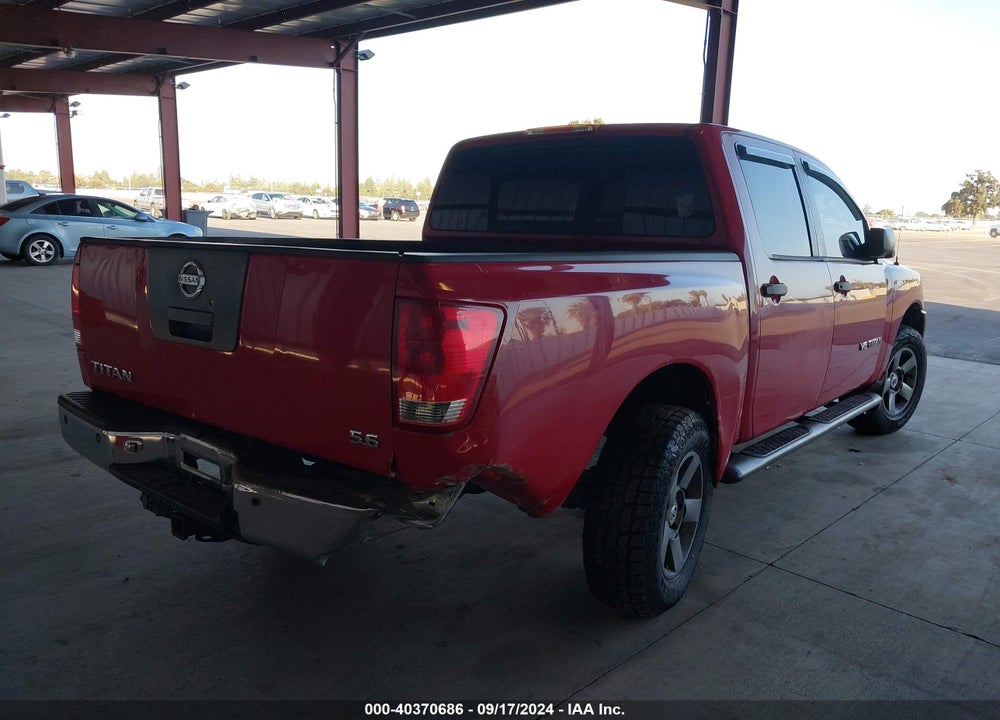 2006 NISSAN TITAN XE VIN: 1N6AA07A66N561523