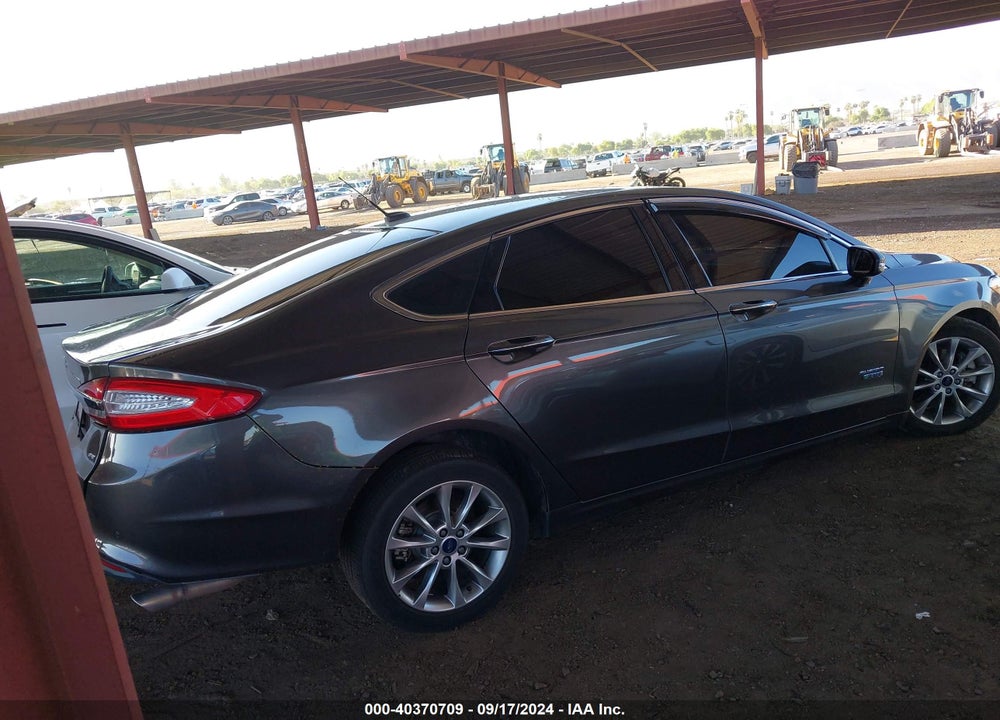 2018 FORD FUSION ENERGI SE LUXURY VIN: 3FA6P0PU3JR205186