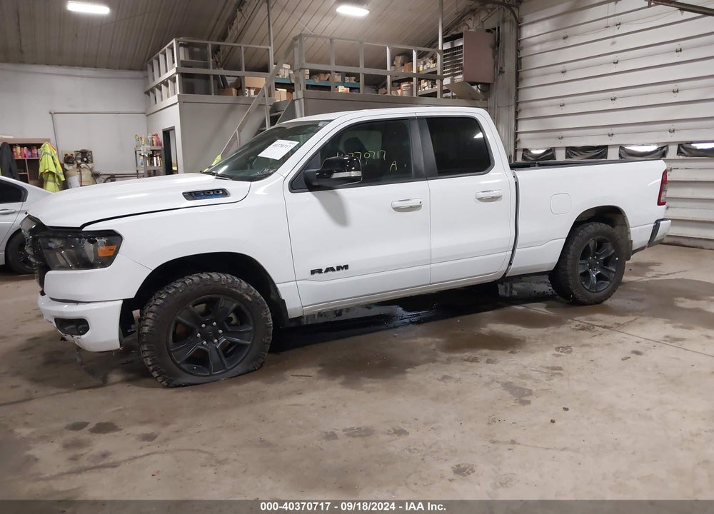 2022 RAM 1500 BIG HORN 4X4 6'4 BOX VIN: 1C6RRFBG4NN287340