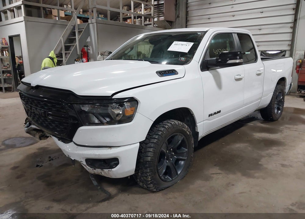 2022 RAM 1500 BIG HORN 4X4 6'4 BOX VIN: 1C6RRFBG4NN287340