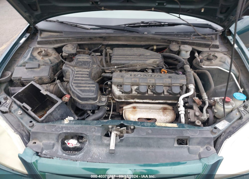2002 HONDA CIVIC LX VIN: 2HGES16512H513704
