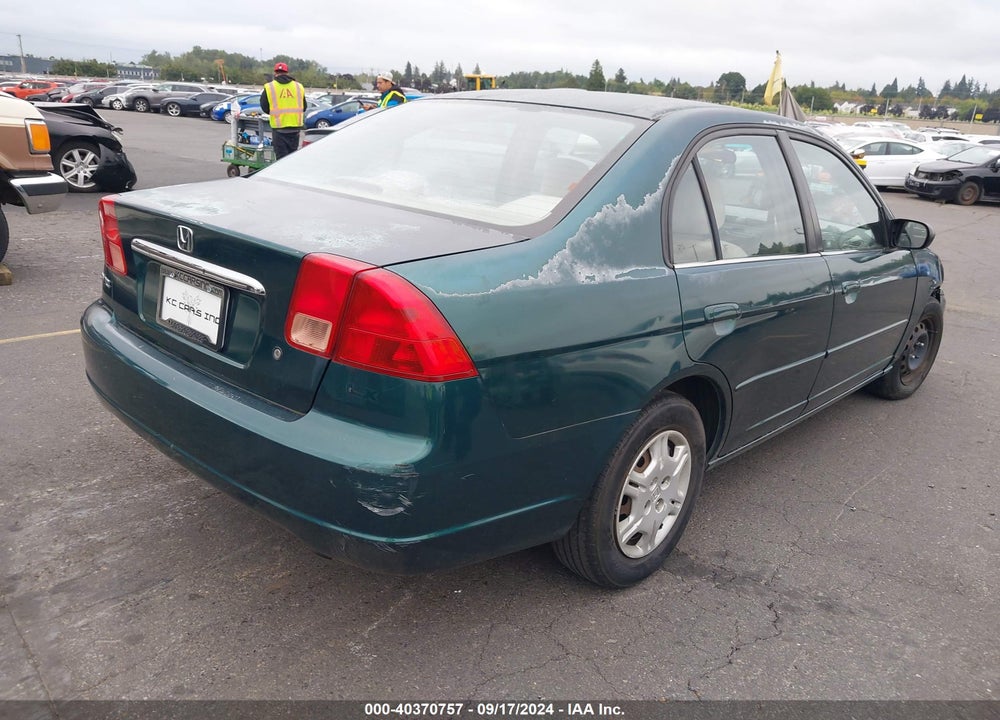 2002 HONDA CIVIC LX VIN: 2HGES16512H513704