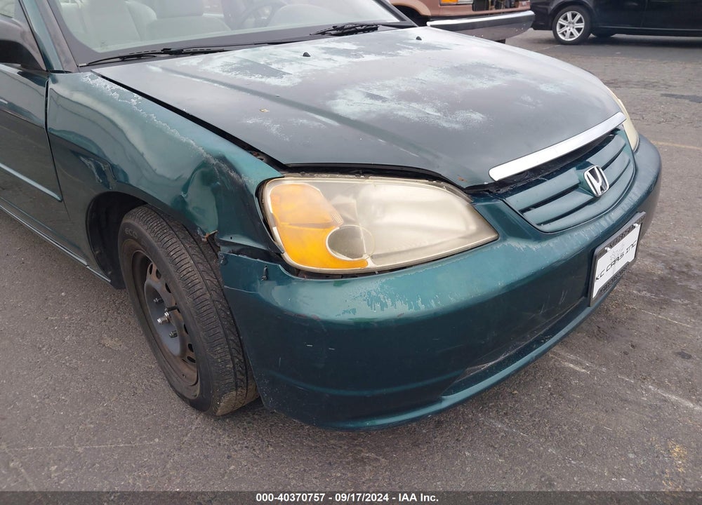 2002 HONDA CIVIC LX VIN: 2HGES16512H513704