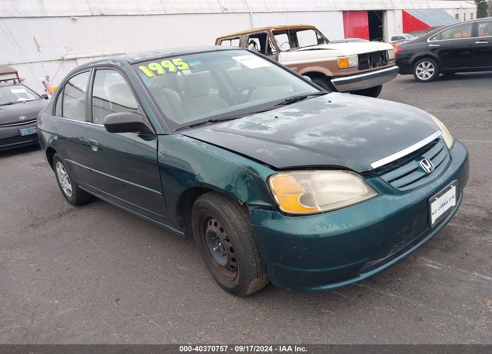 2002 HONDA CIVIC LX VIN: 2HGES16512H513704