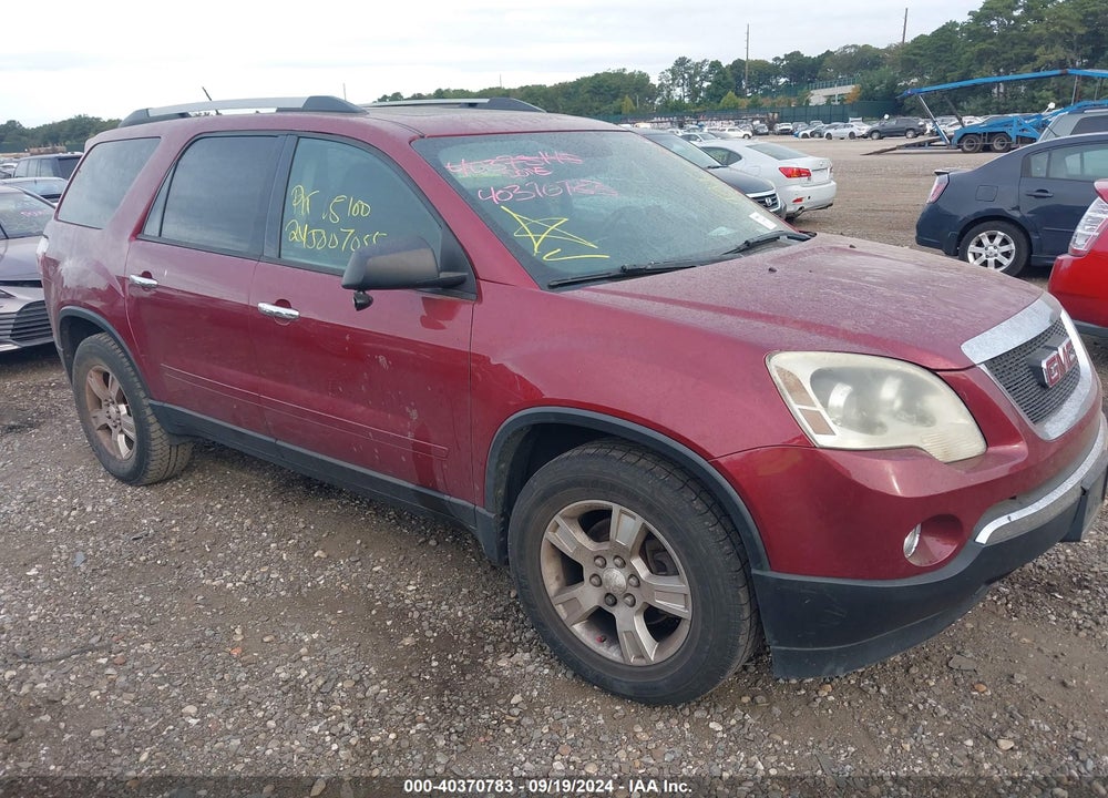 2011 GMC ACADIA SLE VIN: 1GKKRPEDXBJ338476