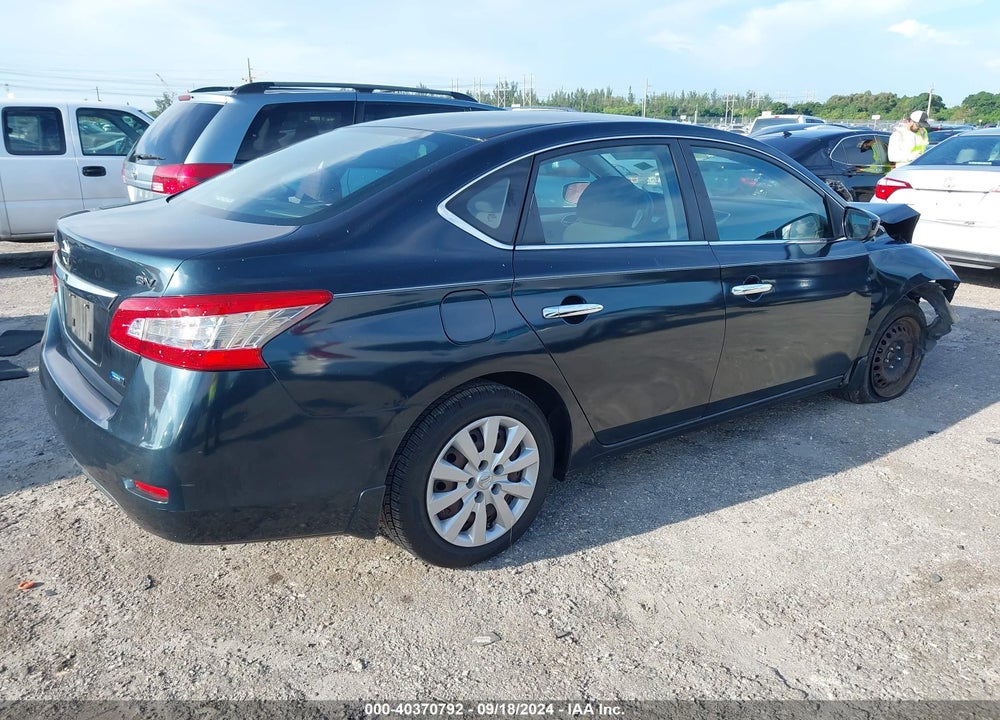 2014 NISSAN SENTRA SV VIN: 3N1AB7AP5EY266133