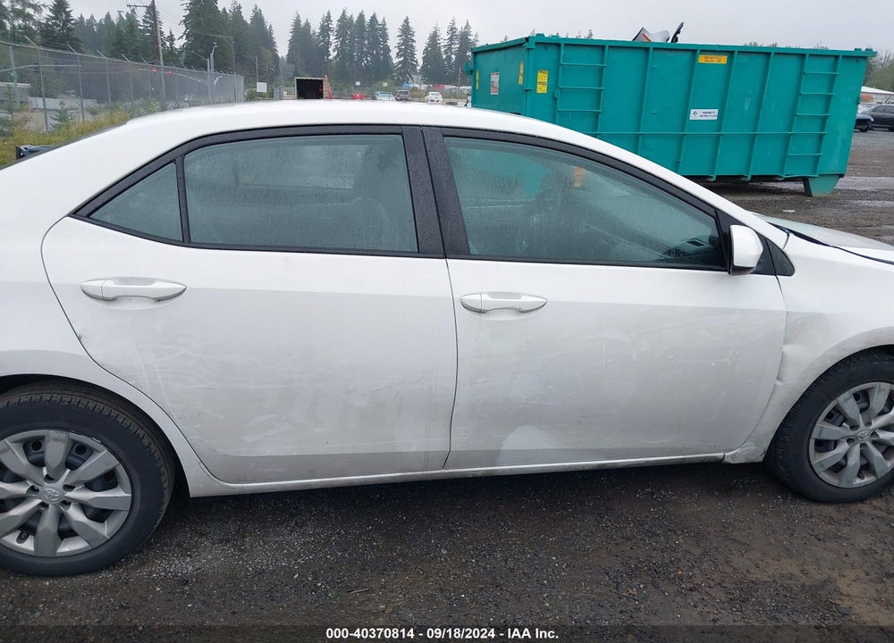 2014 TOYOTA COROLLA LE VIN: 2T1BURHE3EC179228