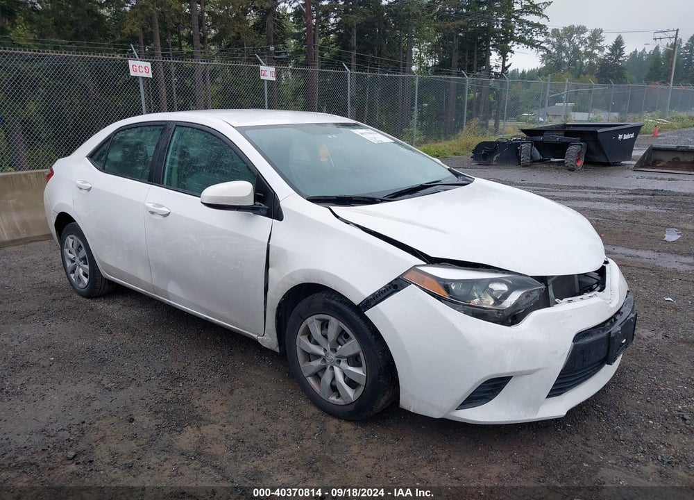 2014 TOYOTA COROLLA LE VIN: 2T1BURHE3EC179228
