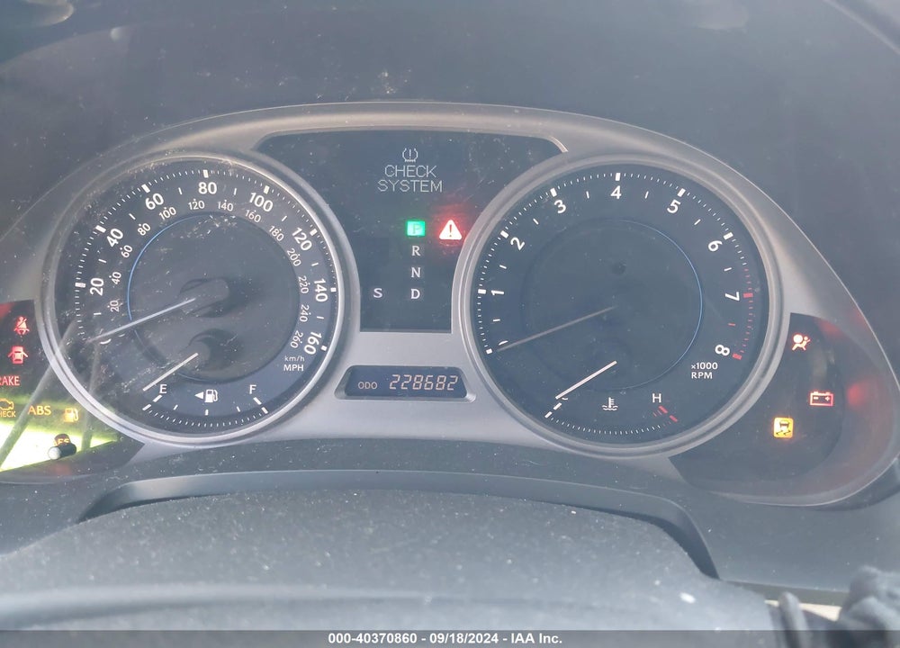 2007 LEXUS IS VIN: JTHBK262X72041580
